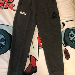 UFC joggers grey size medium
